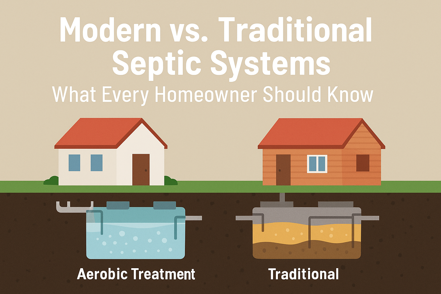 modern vs tradition septic systems